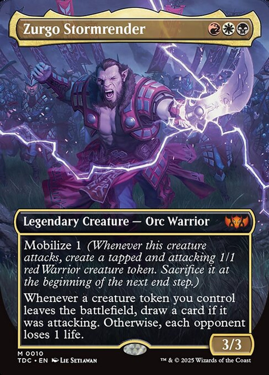 Zurgo Stormrender (TDC) (Foil) (Borderless) (#10)