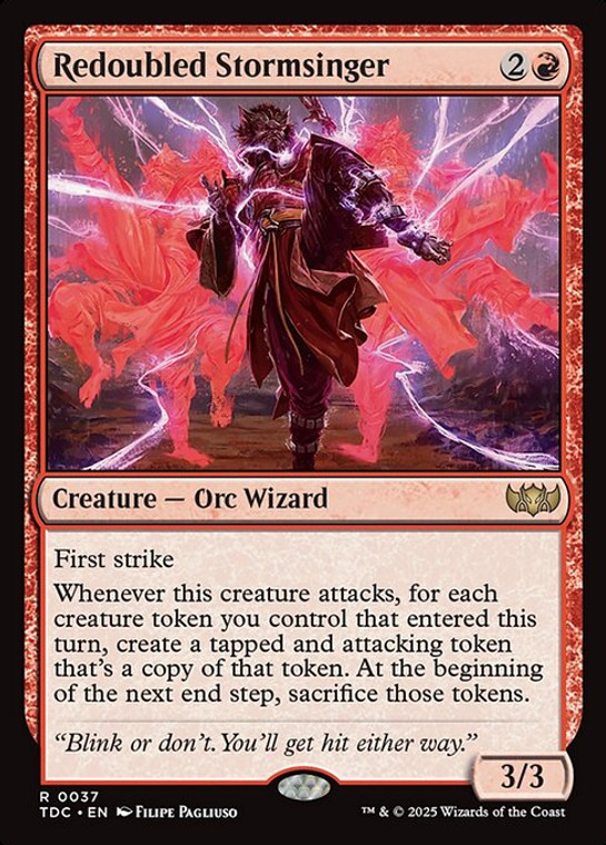 Redoubled Stormsinger (TDC) (#37)