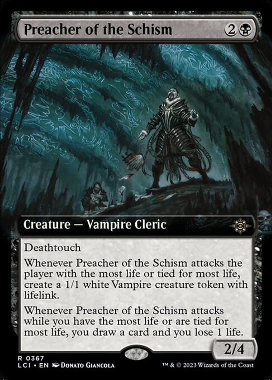 Preacher of the Schism (LCI) (Foil) (Extended Art) (#367)