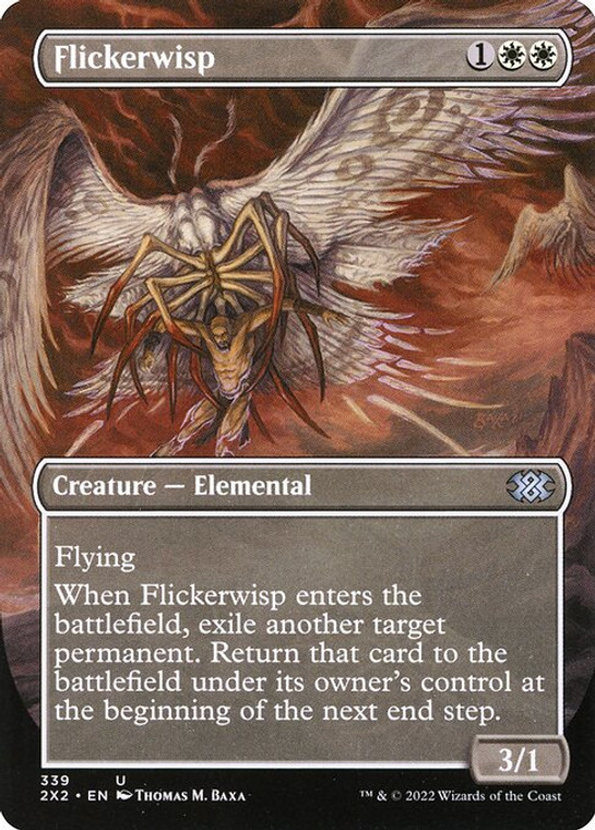 Flickerwisp (2X2) (Foil) (Borderless) (#339)