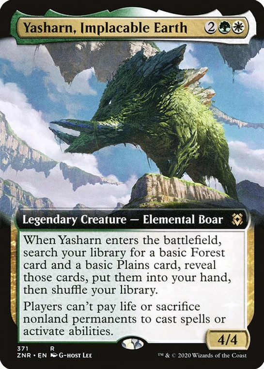 Yasharn, Implacable Earth (ZNR) (Foil) (Extended Art) (#371)