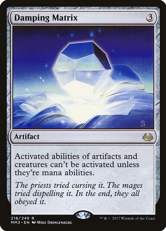 Damping Matrix (MM3) (Foil) (#218)