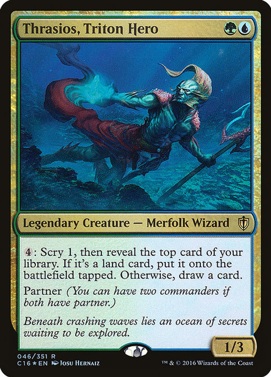 Thrasios, Triton Hero (C16) (Foil) (#46)