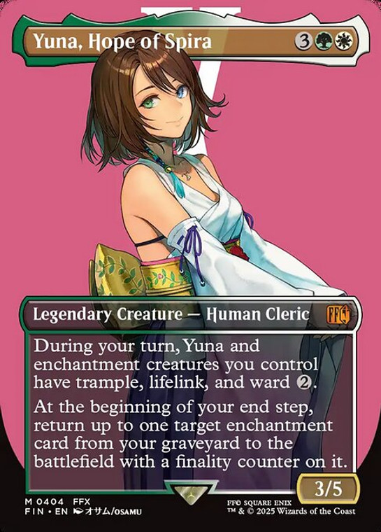 Yuna, Hope of Spira (FIN) (Borderless) (#404)