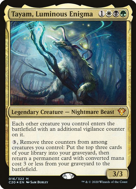 Tayam, Luminous Enigma (C20) (Foil) (#16)