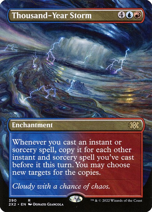 Thousand-Year Storm (2X2) (Foil) (Borderless) (#390)