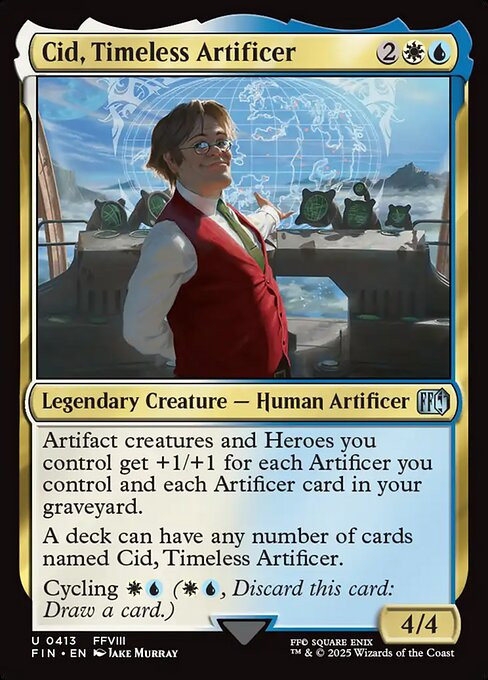 Cid, Timeless Artificer (FIN) (Foil) (#413)
