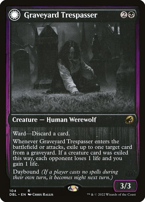 Graveyard Trespasser // Graveyard Glutton (DBL) (#104)