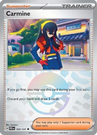 Carmine (Poke Ball Pattern) (PTCG-SVPRE) (Holofoil) (#103/131)