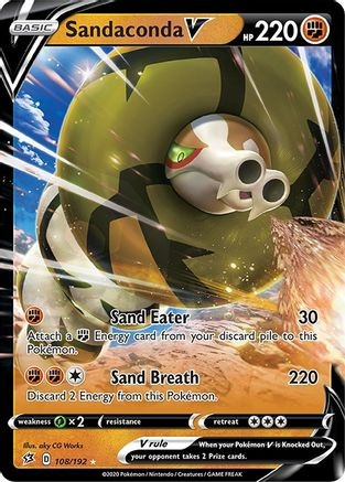Sandaconda V (PTCG-SWSH02) (Holofoil) (#108/192)