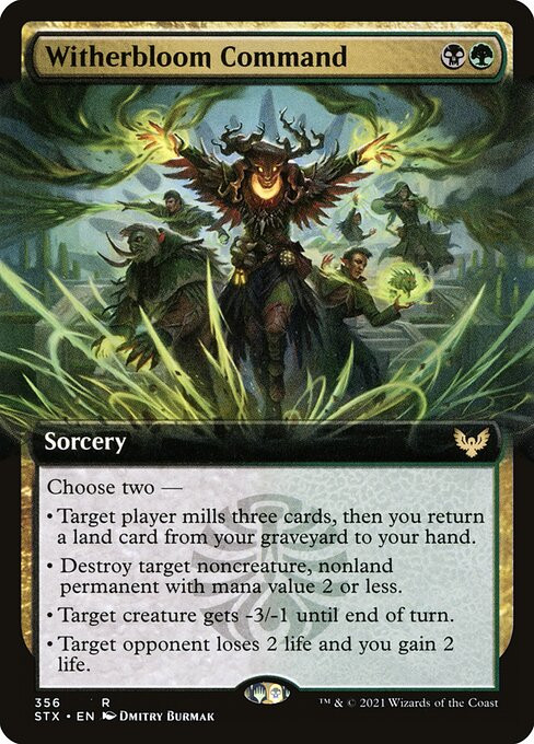 Witherbloom Command (STX) (Extended Art) (#356)