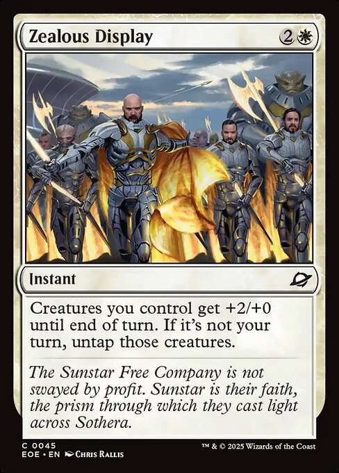 Zealous Display (EOE) (Foil) (#45)