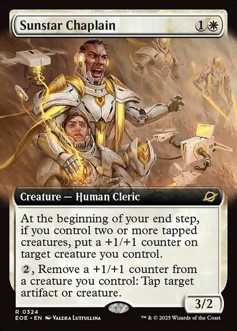 Sunstar Chaplain (EOE) (Foil) (Extended Art) (#324)