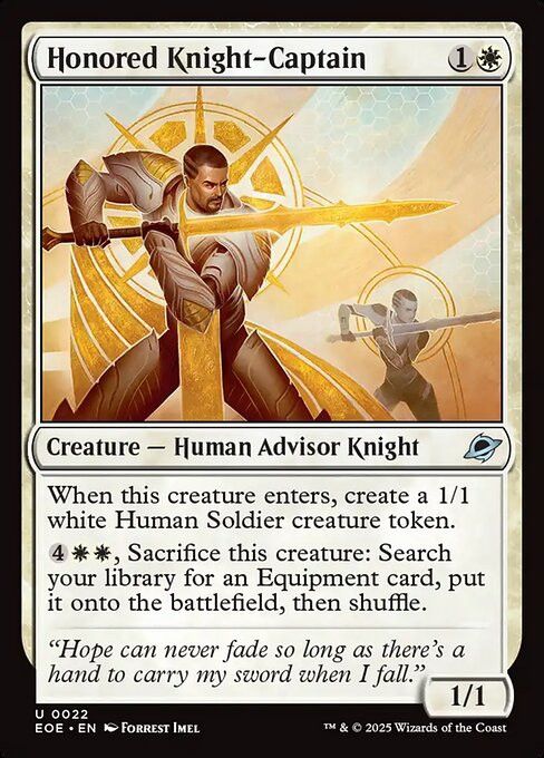 Honored Knight-Captain (EOE) (Foil) (#22)