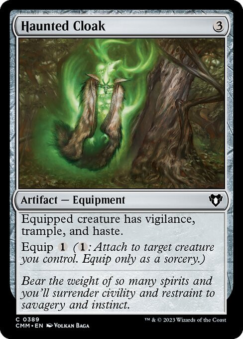 Haunted Cloak (CMM) (Foil) (#389)