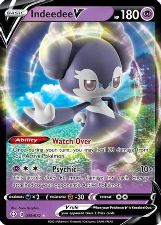 Indeedee V (PTCG-SHF) (Holofoil) (#039/072)