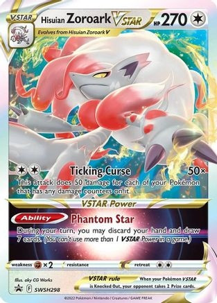Hisuian Zoroark VSTAR - SWSH298 (PTCG-SWSD) (Holofoil) (#SWSH298)