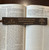 'As for me and my house, we will serve the Lord' Leather Bookmark – Christian Bible Verse Gift | God Family Country"