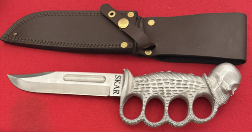 G.W. STONE CUSTOM FIXED BLADE KNIFE BOWIE/FIGHTER/CUSTOM SHEATH