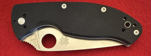 Spyderco Tenacious Folding Pocket Knife, Combo Edge, 8Cr13MoV