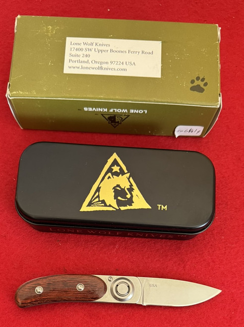 Lone Wolf Paul IIExecutive Knife LM15200 Rosewood, 2002