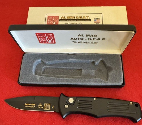 Al Mar S.E.R.T. Automatic Knife, Box, Sleeve