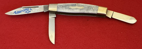 Fight'n Rooster 3-Blade Stockman Folding Knife, 2005 Air Force