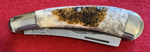 PARKER & SON  Stag Bone 1836 TEXAS SESQUICENTENNIAL Razor Pocket Knife, M-151,