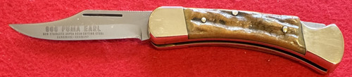 PUMA 900 Earl Stag Folding Pocket Knife, German, 47772