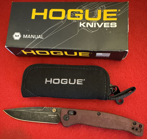 Hogue Misto Manual Folding Knife, Fire.