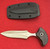 Mike Irie Custom Version 2 Push Dagger, Maroon Linen Micarta, Kydex