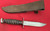 Imperial Prov R.I. Hunting Fixed Blade Knife, Spacers, Leather Handle, Custom Sheath