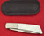 Gerber Silver Knight 2 Blade Knife Mother of Pearl, Leather Pouch, 250B