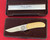 Gerber Paul Knife, Yellow Westinghouse Micarta Handle, Model 2PM