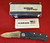 Schrade 2000 Season's Greeting Lake & Walker Safety Frame Lock Pocket Knife U.S.A.