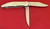 Boker 2-Blade Folding Hunter, Smooth White Bone, 112020SWB