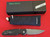Pro-Tech TR-3 Integrity, Black,  Button Lock Manual Knife, Battleworn