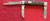 Fight'n Rooster Frank Buster's Tennessee Knockdown 3 Blade Stockman Pocket Knife
