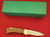 Puma Germany Stainless Wood 220 700 4 Star Lockback Knife in Box
