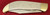 Michael Prater Customized Hen & Rooster White Corian  Clasp Knife