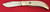 Michael Prater Customized Hen & Rooster White Corian  Clasp Knife
