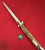 13" Italian Style Stiletto Knife, Stag Handle