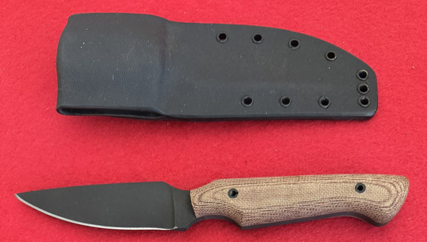 Mineral Mountain Hatchet Works  Fixed Blade Knife,  Surgeon, Canvas Micarta