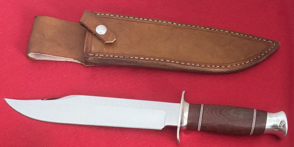 Steve Voorhis Large Bowie Knife  Sheath