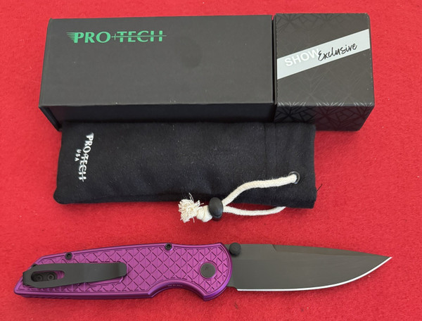 Rick HindererXM-18  Harpoon Tanto Pocket Knife, S45VN,Stonewash, Blue-G10