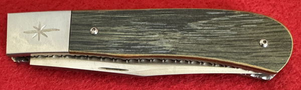 Mike Sanders Custom Slip Joint Folding Knife, File Work, SN1564