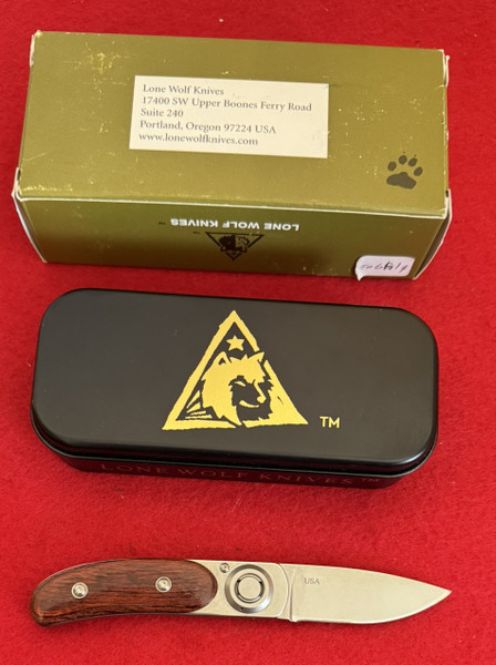 Lone Wolf Paul IIExecutive Knife LM15200 Rosewood, 2002