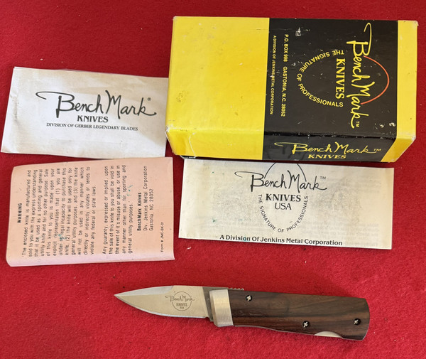 Benchmark Rolox Viper Cocobole Handle, Box & Papers