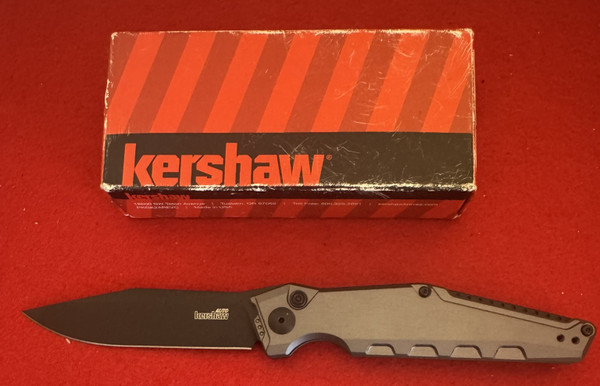 Kershaw Galyean Launch 7 Automatic Knife, 7900GRYBLK