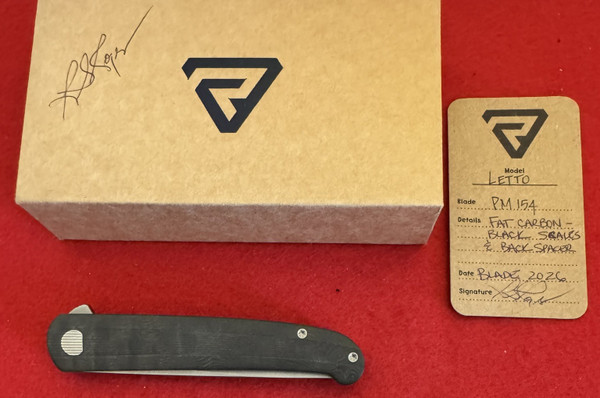 Richard Rogers Custom Knife, Letto, Flipper Action Frame Lock 2026
